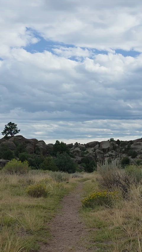 A beautiful evening for a hike