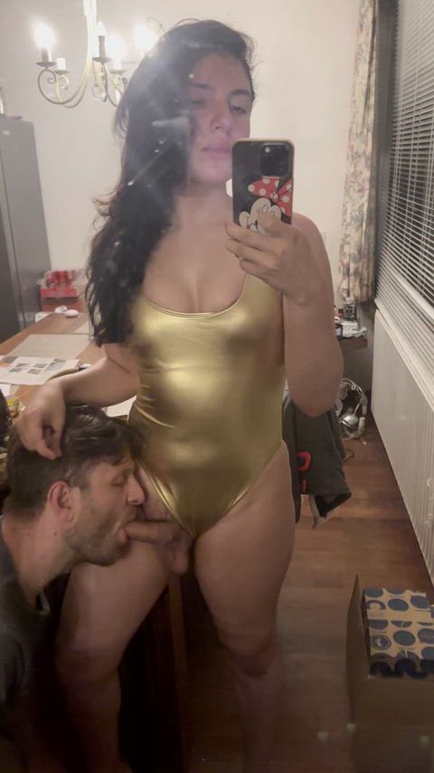 I train all my boys to make them lose their gag reflex