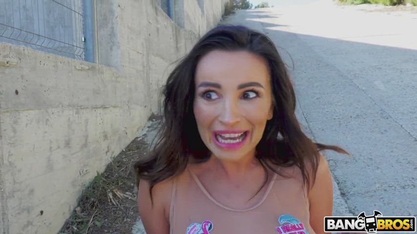 Alyssia Kent BBC Big Tits Caught Funny Porn Natural Tits Outdoor Reverse Cowgirl White Girl r/FuckOutdoors Porn GIF by mephisto31