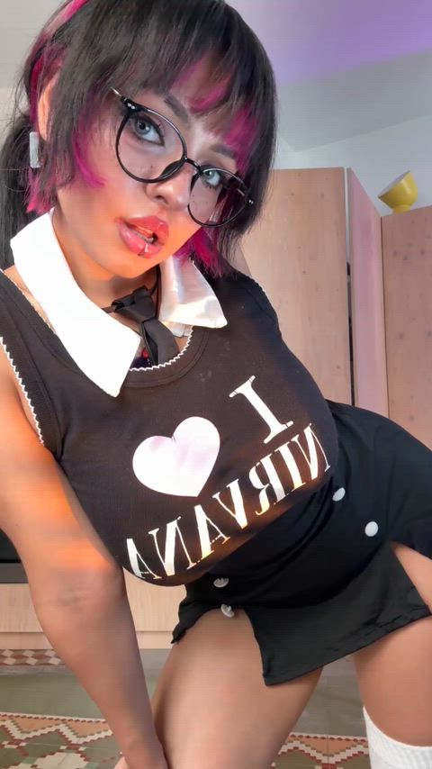 Amateur Ass Big Ass Big Tits Cute Masturbating Pussy Solo Teen Tits Porn GIF by beila_cosplay