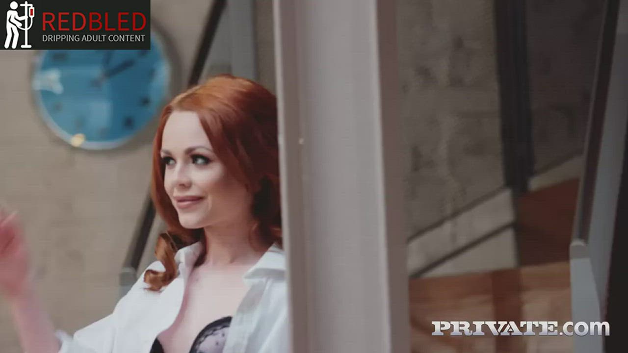 British Ella Hughes Euro Redhead Porn GIF by redbledcom