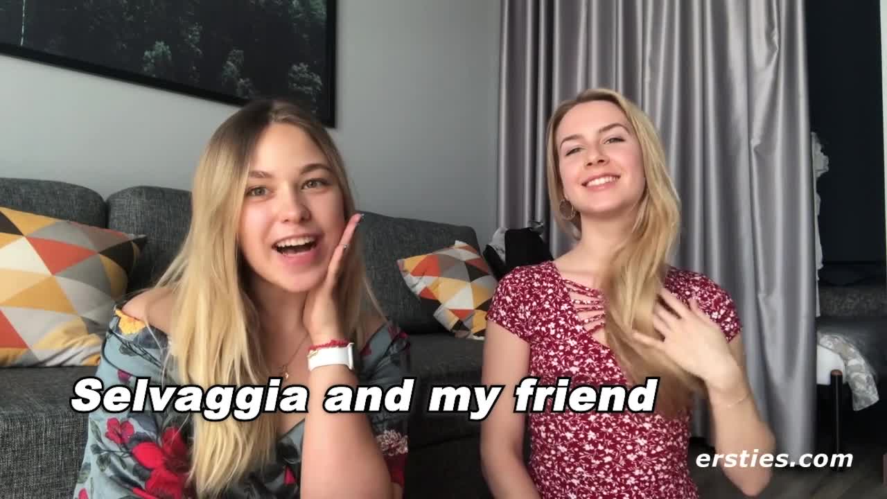 Selvaggia and her friend.