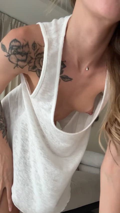 I'm always without bra