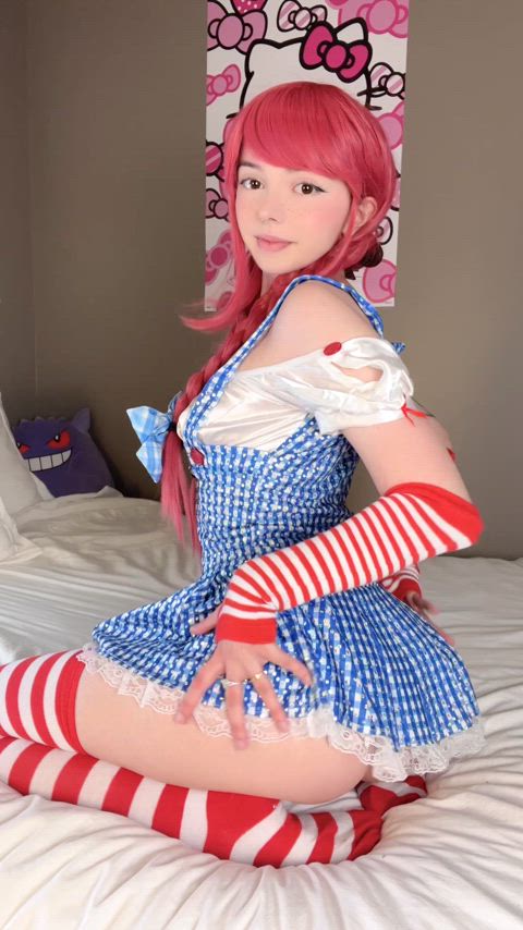 18 Years Old 19 Years Old Asian Cosplay OnlyFans Petite Redhead Rule34 Small Tits Teen Porn GIF by miamiaof