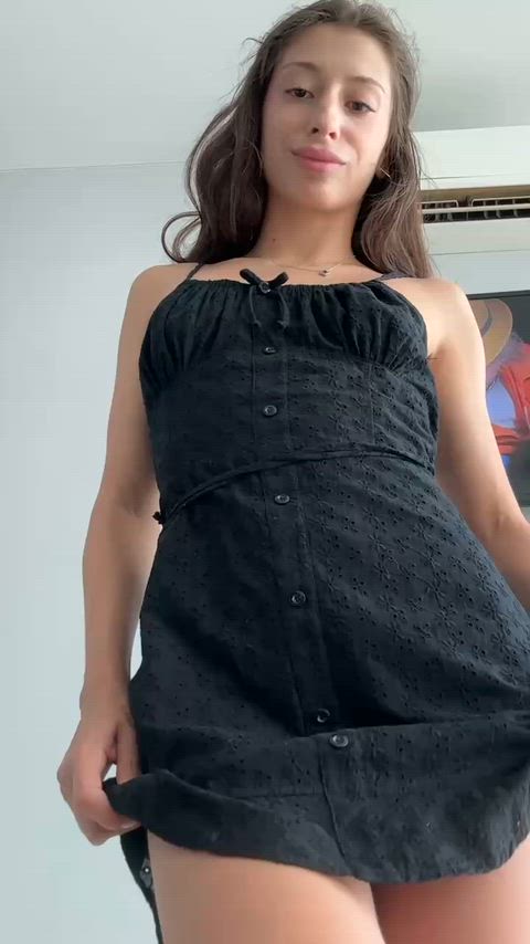 Girls with no panties under skirt are superior