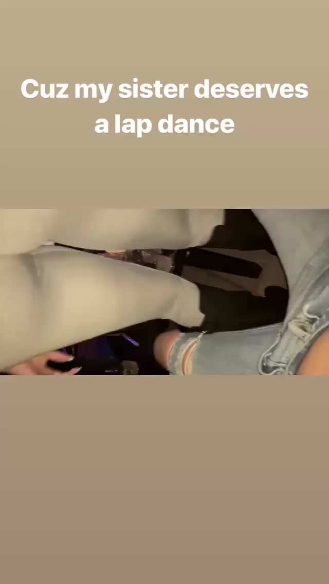 Giving Her Sister a Lapdance