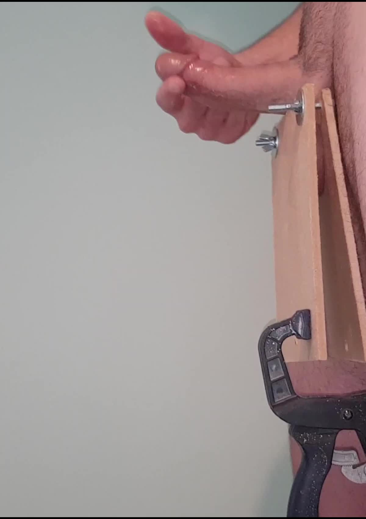Ruined orgasm from crushing my balls