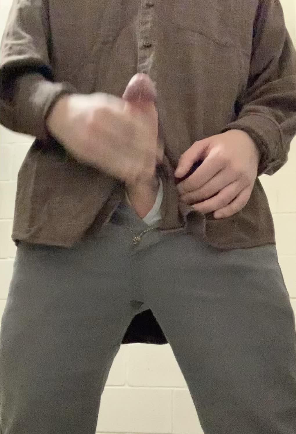 Happy Halloween! Back in the public restroom