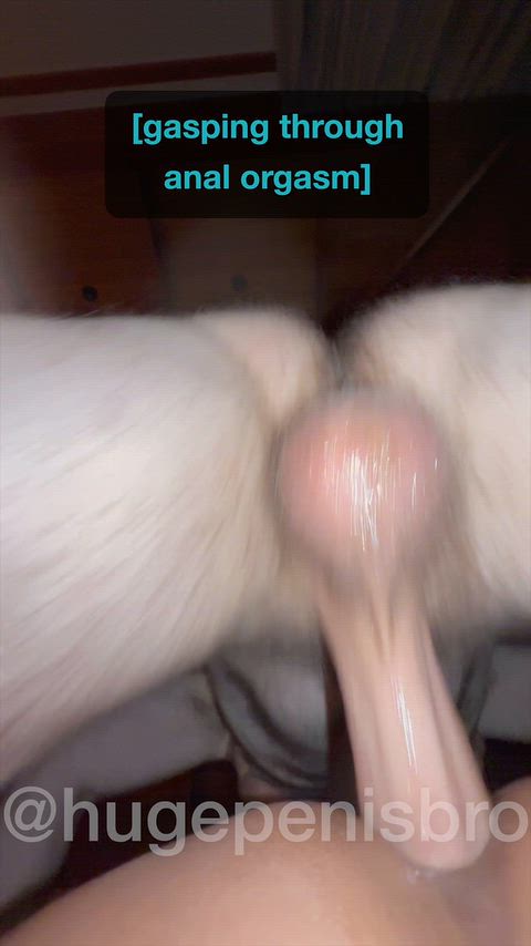 "YES SIR! PLEASE DON'T STOP! GIVE IT TO ME!" It's night now. Four loads of daddy's semen are still inside this hungry Thai pussy. Swollen cunt lips grip my huge cock while loud juicy queefs and wet farts spill out around it. My heavy low-hanging balls slap against him with every deep stroke as he keeps cumming in anal orgasm after anal orgasm. My curious little tiny penis cuck has snuck back under the bed to watch. Seven straight hours of intense feminine screams rattling the windows, daddy roar thumbnail
