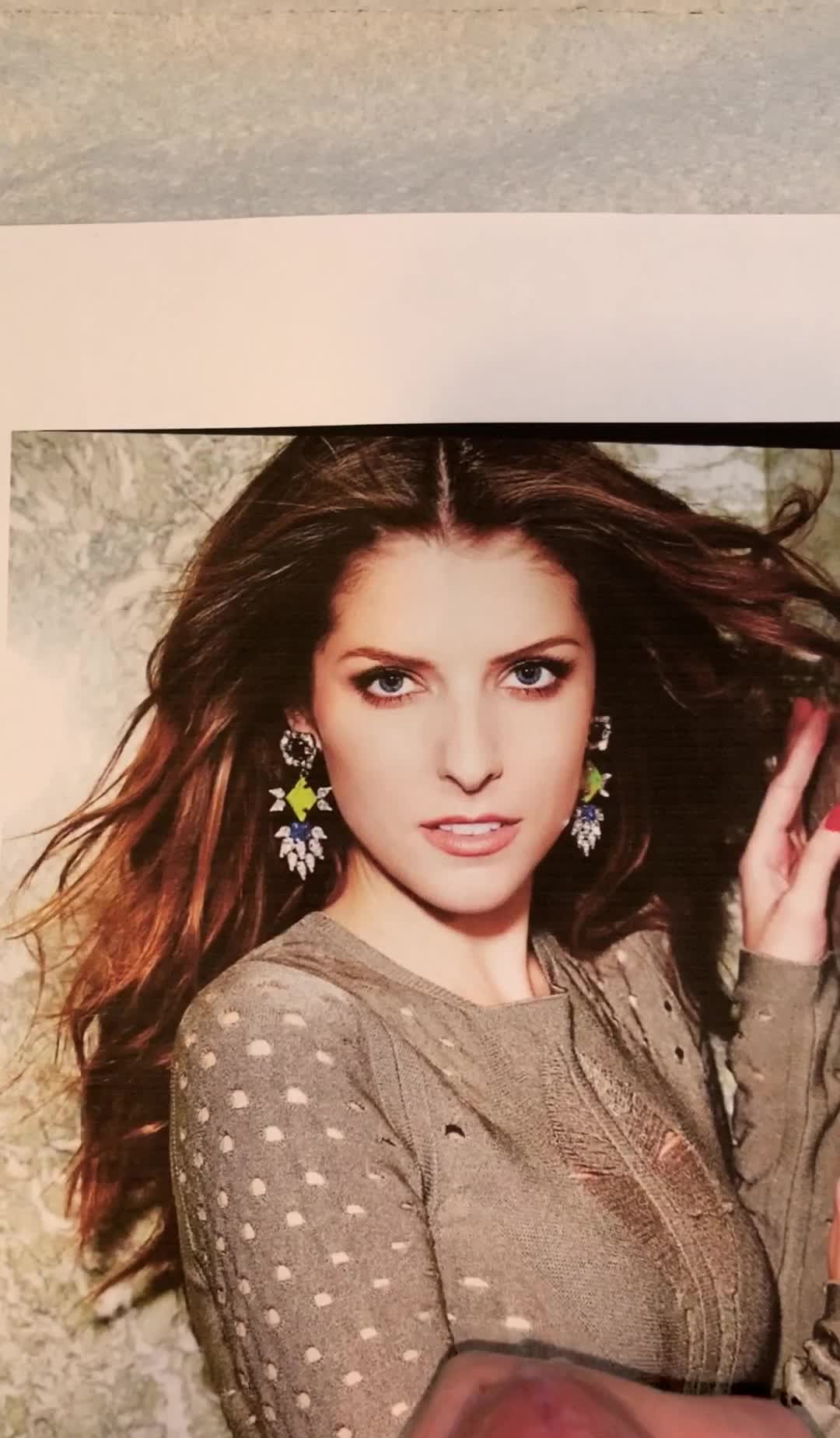 Had such an intense orgasm, absolutely soaking Anna Kendrick in my load. Can't describe how good this felt...