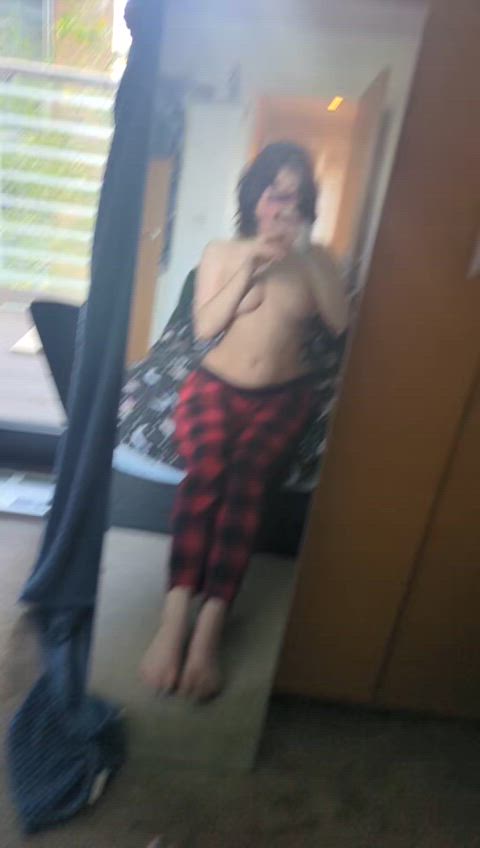 I don't sleep in a shirt