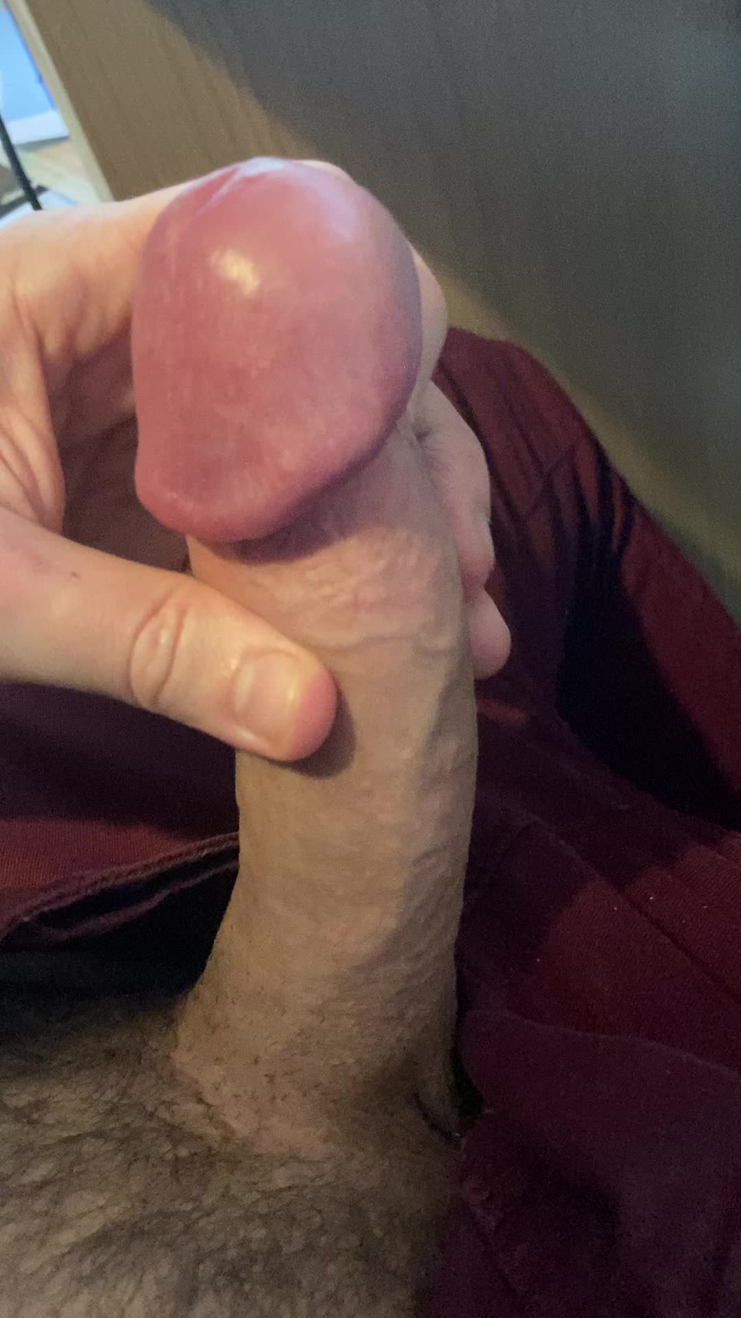 My big head is rock hard and ready to shoot