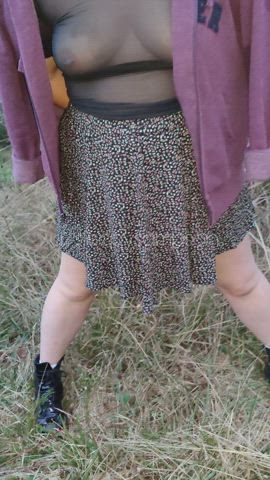 Arms tied behind my back, forced to piss in the park