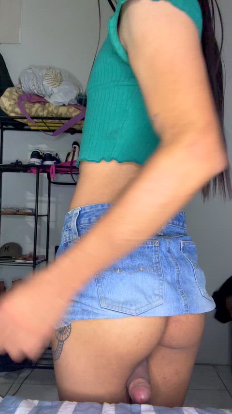 Every guy gets scared by my girl cock, hope you're not one of them