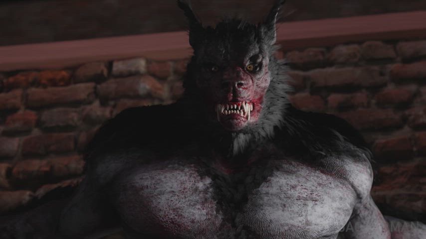 [M4ApF] You think you've managed to capture a werewolf securely. Seeing its erection, you decide to tease and taunt it, flaunting your body - Completely unaware that it can free itself on a whim.