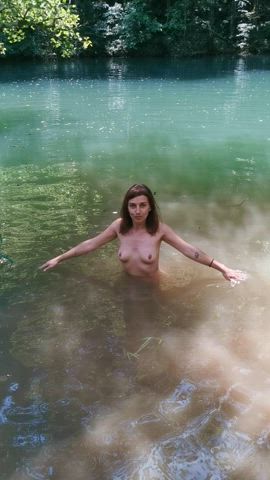 Clumsy by the river :D