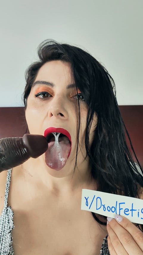 A white drooling whore
