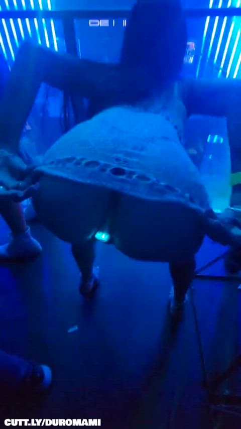 Amateur Big Ass Brazilian Butt Plug Club Dancing Flashing Nightclub Public Porn GIF by duromami