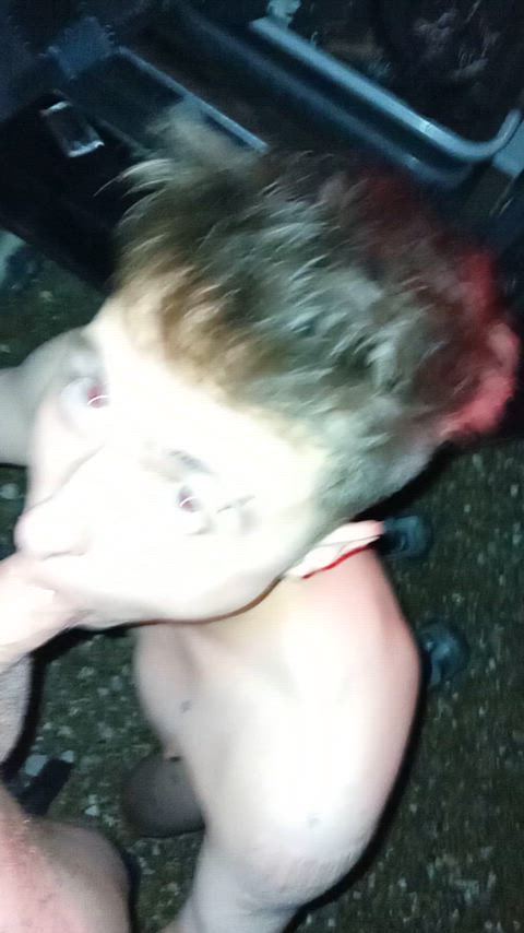 Daddy wanted his cock sucked so I got on my knees
