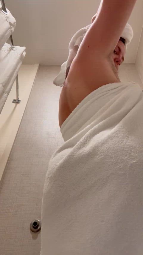 POV: I just got out of the shower, and you’re very lucky