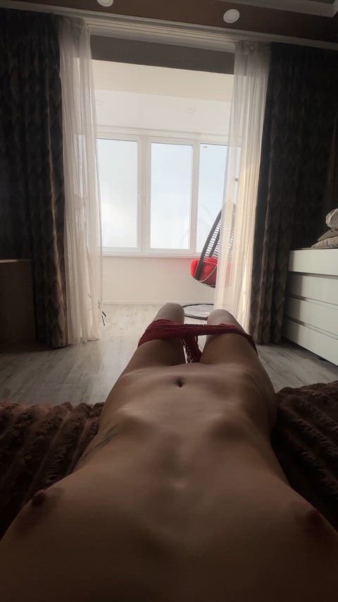 My morning starts with this view of bliss