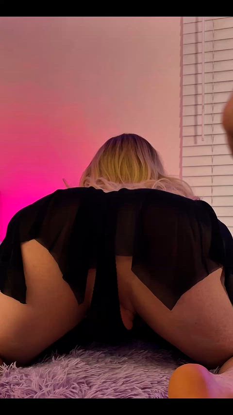 Smallest plug in our collection, but still feels so submissive when mistress puts it in me. Agree?