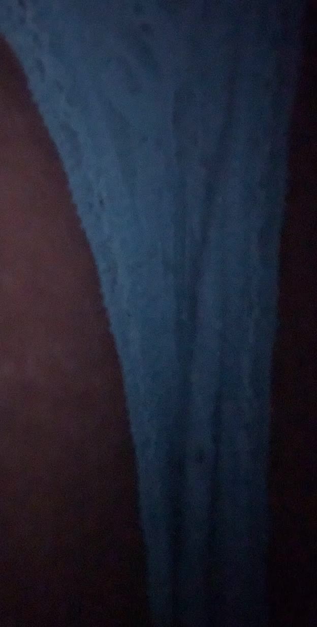 Blue lace panties with a peek of how wet you have me👀💦