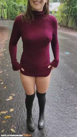 Amateur Ass Exhibitionism Exhibitionist Exposed Flashing Public Small Tits Voyeur Porn GIF by duromami