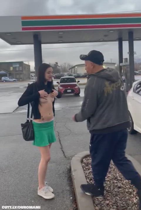 Amateur Compilation Exhibitionist Flashing Masturbating Public Teen r/ExposedToStrangers Porn GIF by duromami