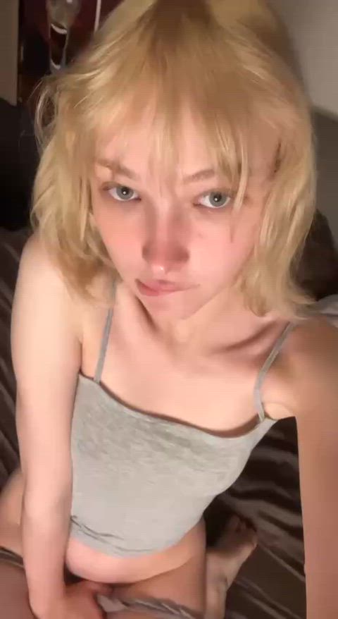 showing off my natural tits