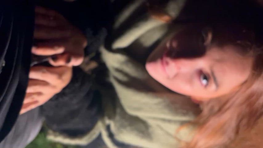 Warming up his soft cock before it meets my mouth