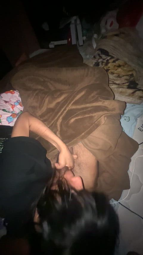Gave him head before we went to bed 🤭🤤