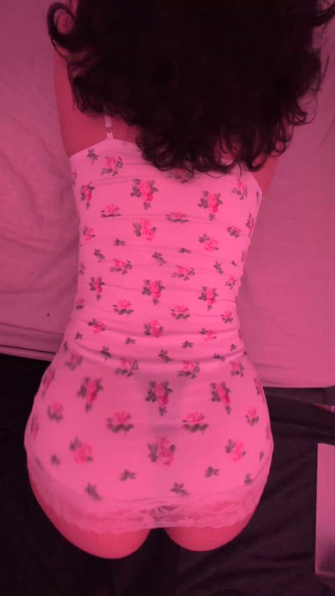 Showing off in a dress for you is my secret talent...