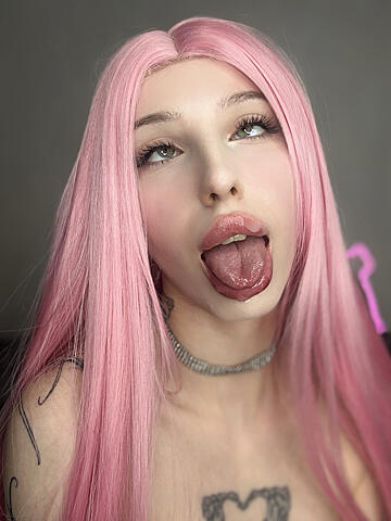 18 Years Old Ahegao Amateur Cosplay Cumshot Lips NSFW Teen cumslut pink hair Porn image by maariii