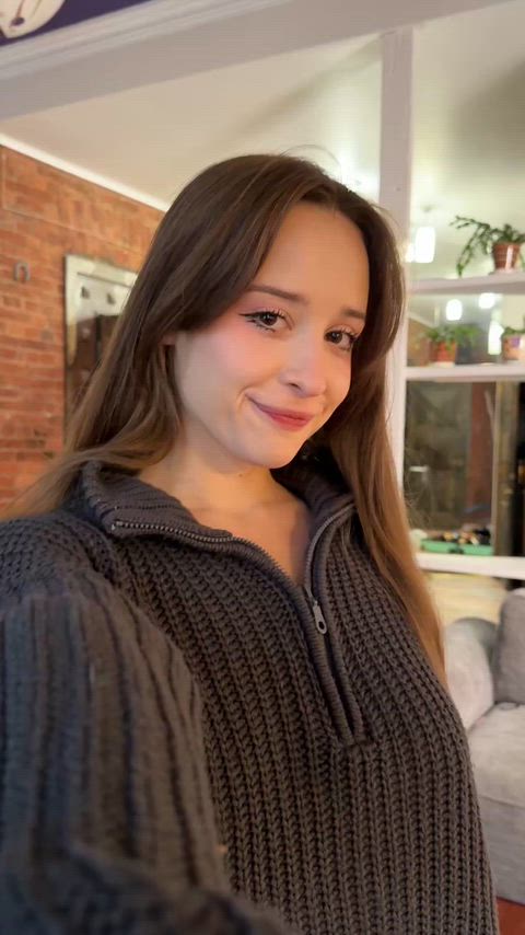 Im totally turned on, my pussy's throbbing, my tits are hard, and I'm ready to go