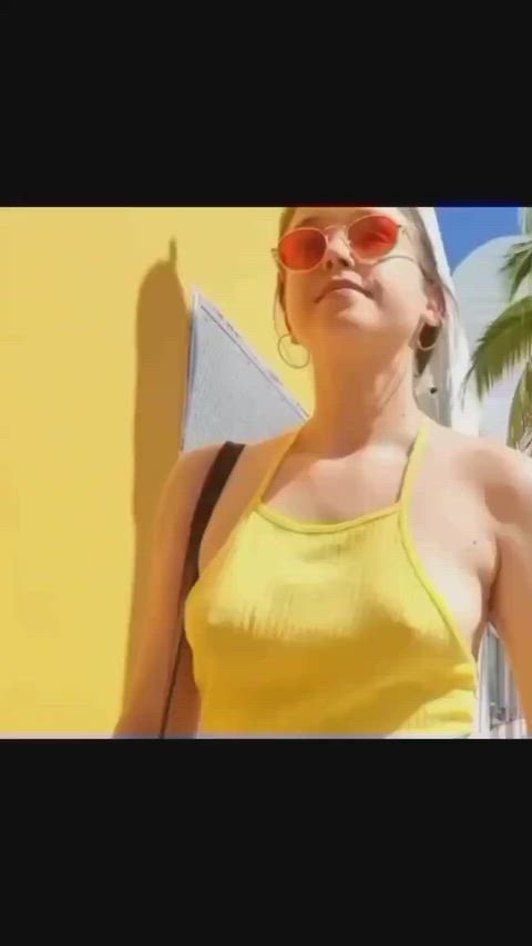 Amateur Blonde Boobs Bouncing Tits Cute Homemade Nipples Petite Pokies Tits Porn GIF by jeffpitch