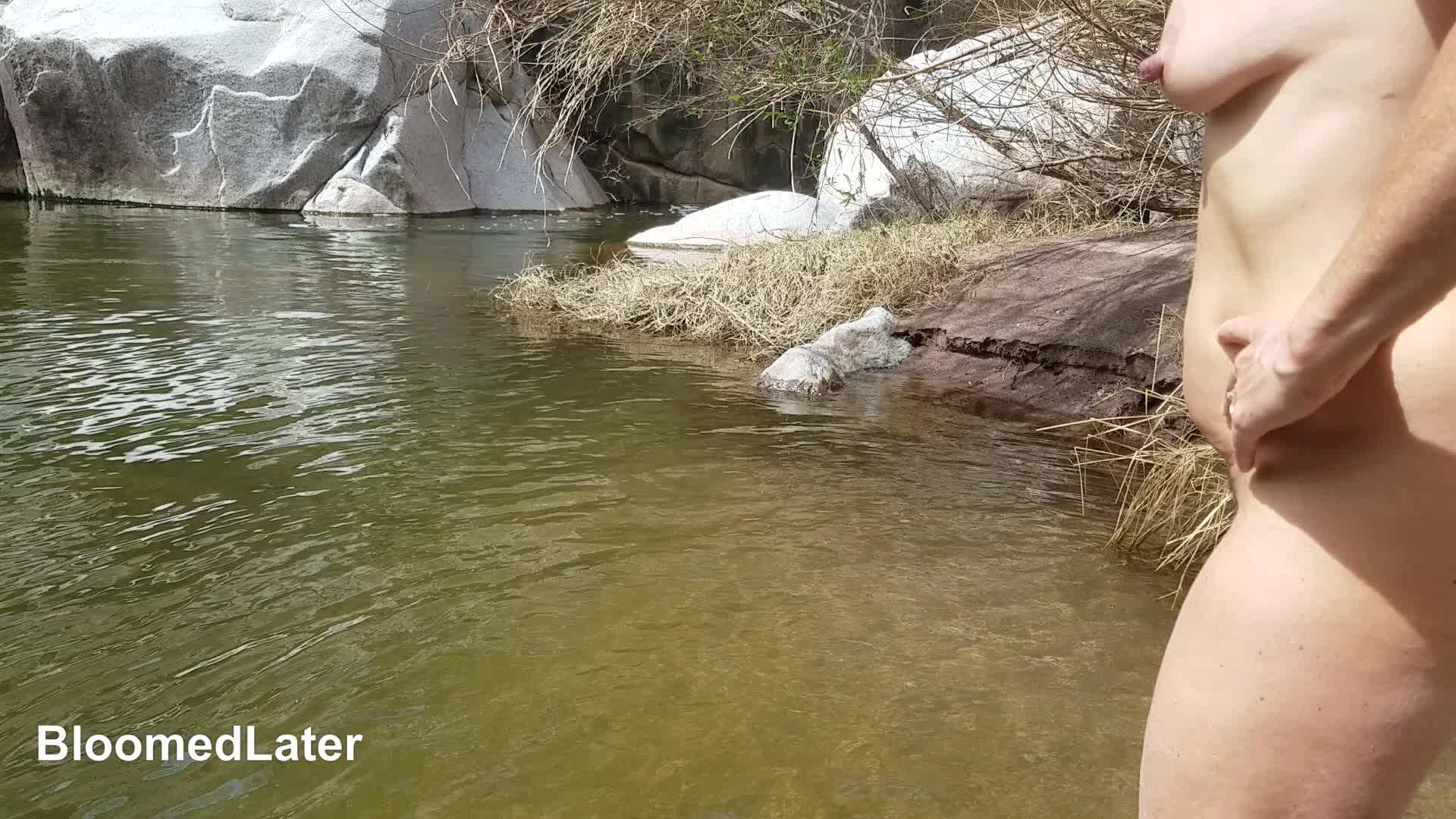 The water was reaking cold! 🌹