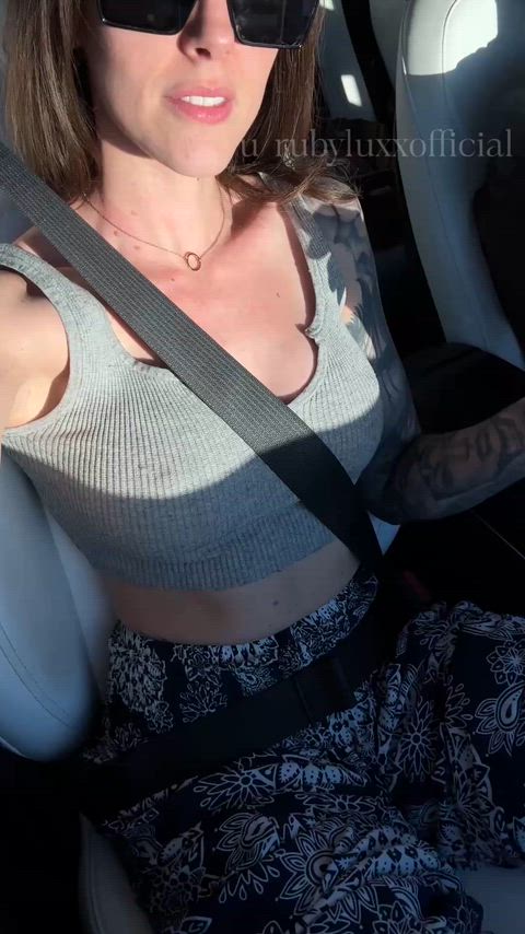 Showing them off on the ride home
