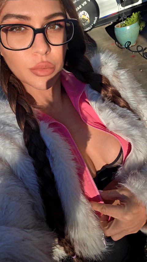 Its cold out here.. Suck my nipples to keep me warm.