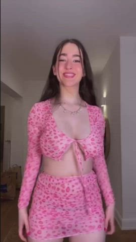 Babe Big Tits Dancing Huge Tits Natural Natural Tits TikTok Titty Drop Twerking Porn GIF by populardick