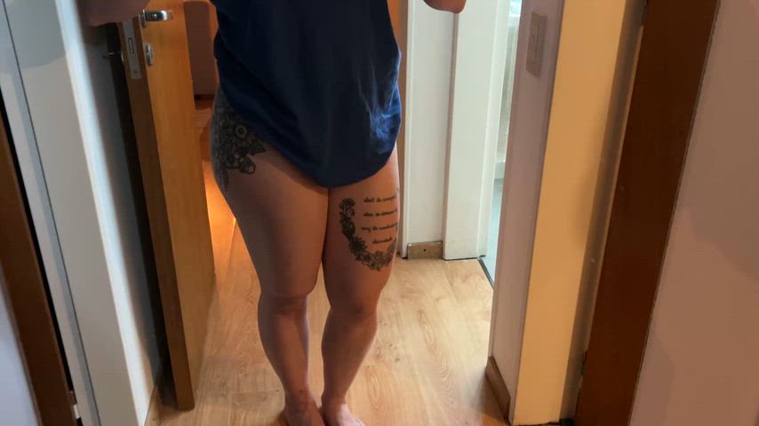 thick legs after the gym