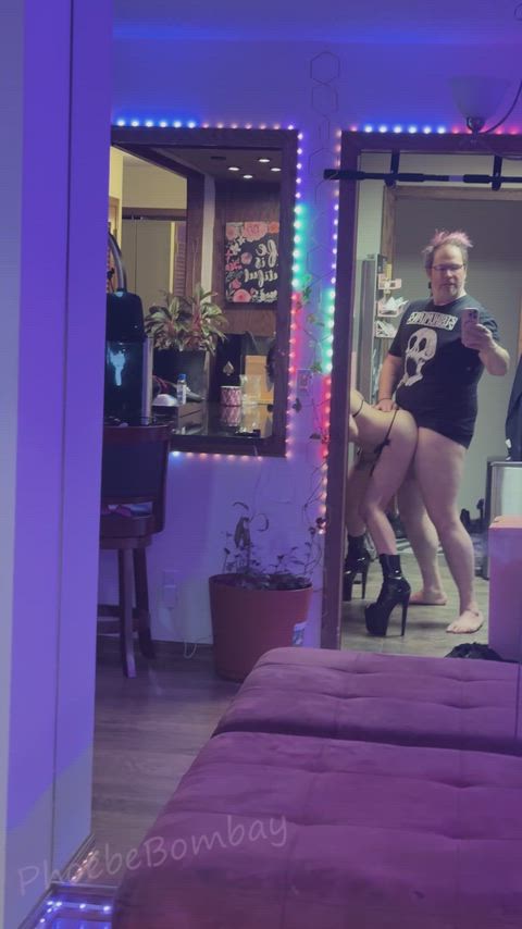 Cumming so hard I had to hold myself up on the counter (m) (f)