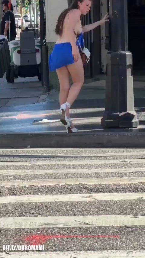 Amateur Dress Hottie Hotwife Public Sexy Porn GIF by duromami