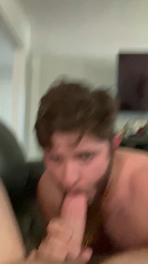 My wife doesn’t know I suck cock