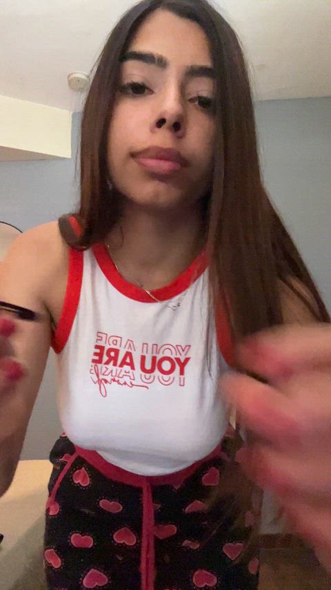 Having some fun with my natural boobs