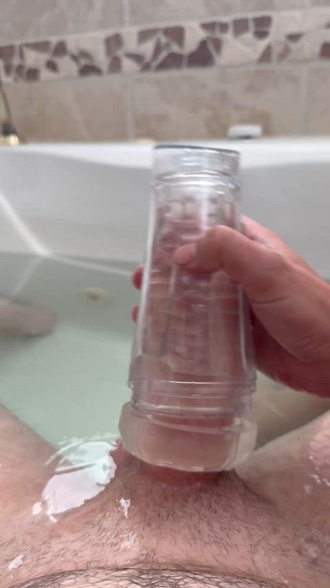 Getting dirty in the bath