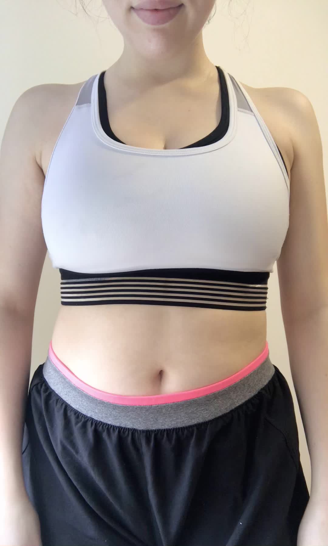 Two sports bras because.. titties