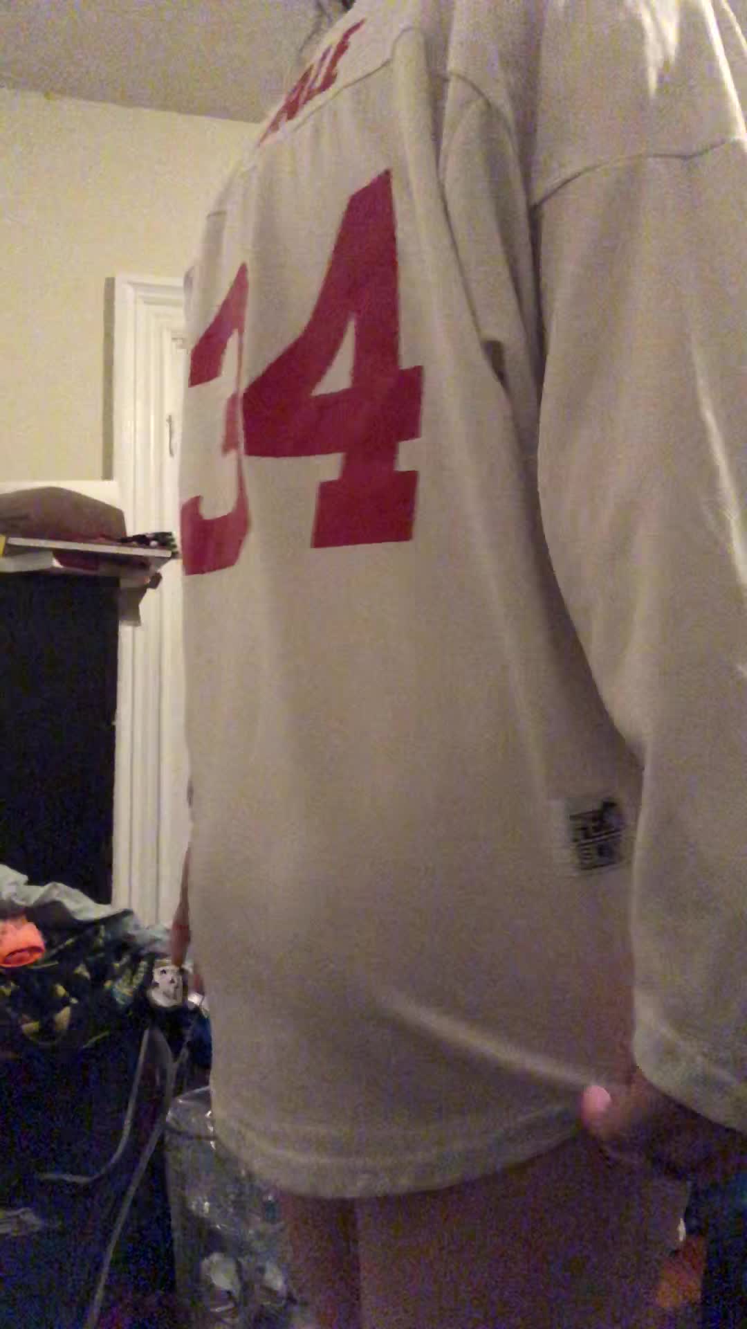 Underneath the jersey