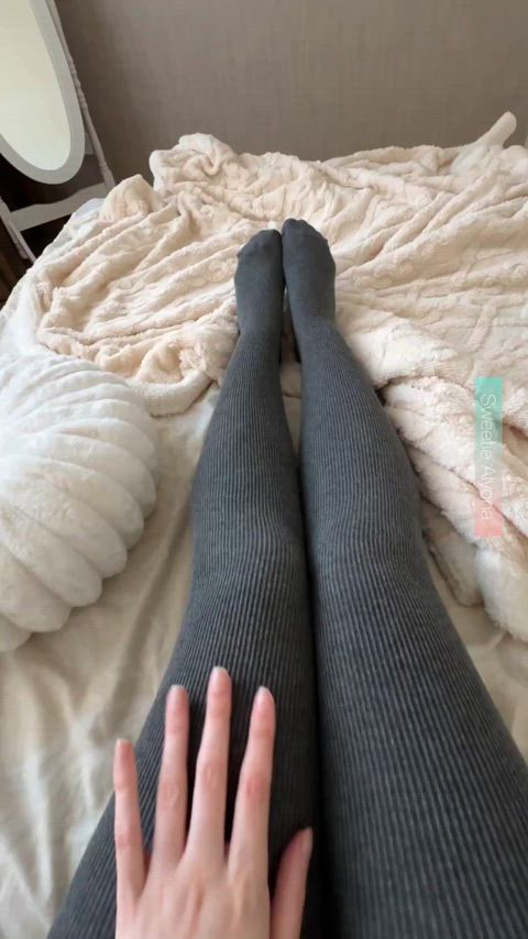 My sexy ribbed tights