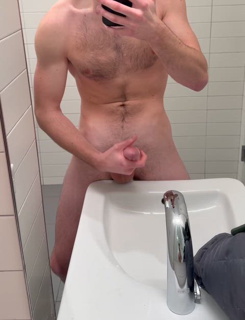 I needed to cum at work, I was too horny